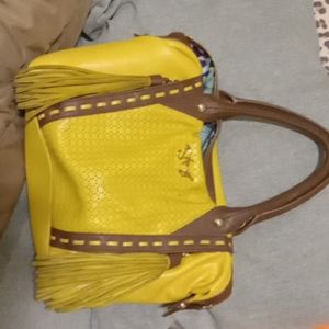 Sharif handbag, leather tassels, almost new condition